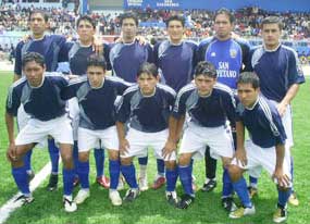 Equipo triunfador "San Cayetano" de Celend�n digno representante de la Regi�n Cajamarca.