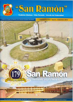 Caratula de la revista "San Ram�n" 2010.