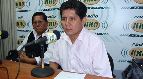Prof. Ren� Ram�rez, Secretario General del SUTEP