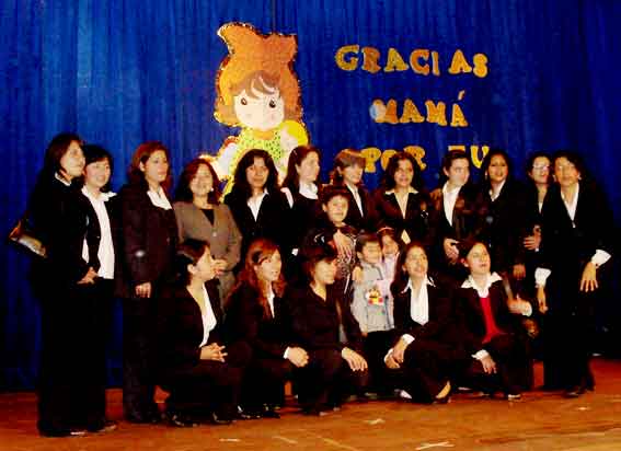 Profesoras del Nivel Inicial que laboran en la I.E. "Semillitas".