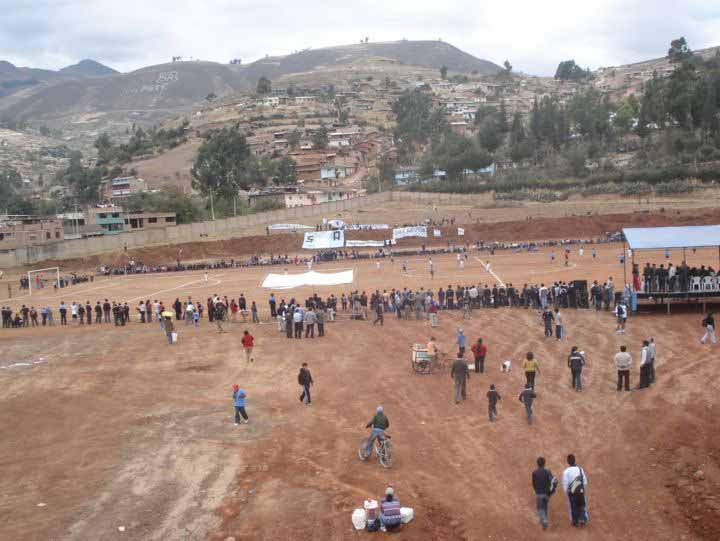 Estadio Ol�mpico Estudiantil "San Ram�n", luego de culminar la 1ra. Etapa. Cajamarca, Agosto 2007.
