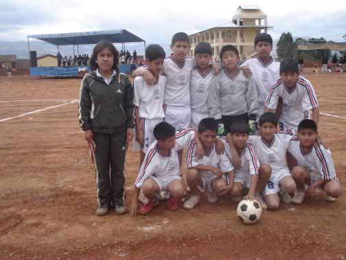 Selecci�n Sub 12, de la I. E. "Zulema Arce" de Cajamarca. Cajamarca, Agosto 2007.