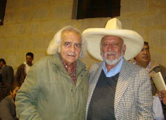 El Poeta Arturo Corcuera con el empresario cajamarquino Sr. Horacio Galvez "Che G�lvez".