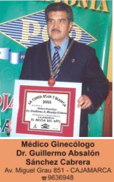 Dr. Guillermo Absal�n S�nchez Cabrera. Cel. 9636948