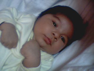 Jes�s Miguel, al cumplir su segundo cumplemes. Trujillo, Marzo del 2006.