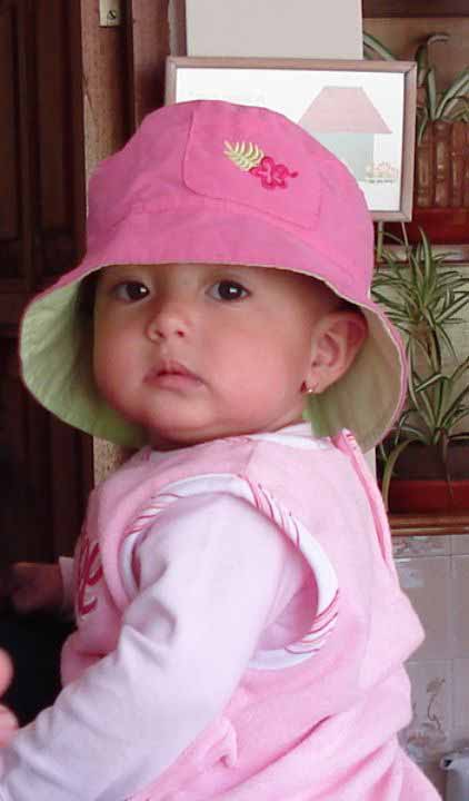 Jennifer Ann en su 10mo Cumplemes. Cajamarca, Mayo 2007.