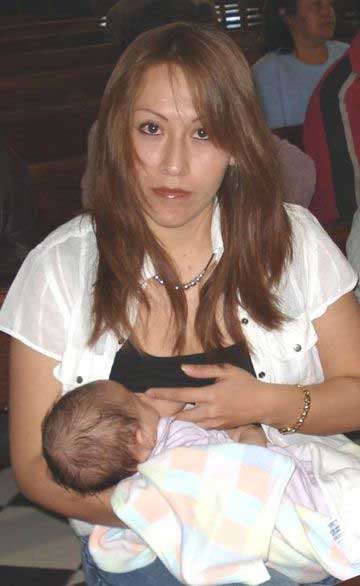 Jennifer Ann luego de su segundo cumplemes. Cajamarca, Setiembre del 2006