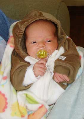 Jake Andrew, en su 2do. cumplemes. Cajamarca, Agosto del 2008.