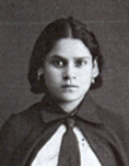 Srta. Auristela S�nchez Quiroz, cuando cursaba 3er. a�o de  secundaria, 1941.