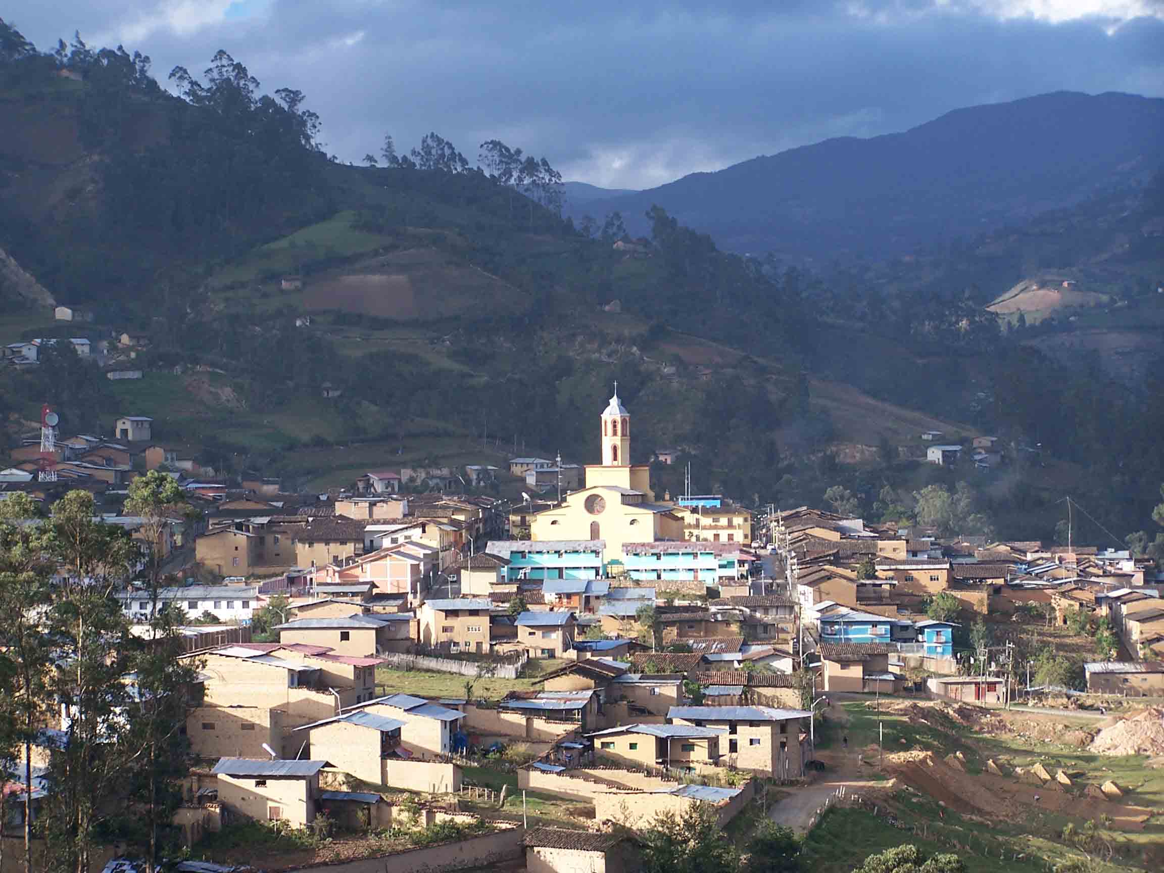 Vista de la ciudad de San Miguel. Cortes�a del Sr. �ngel Quiroz Huerta.